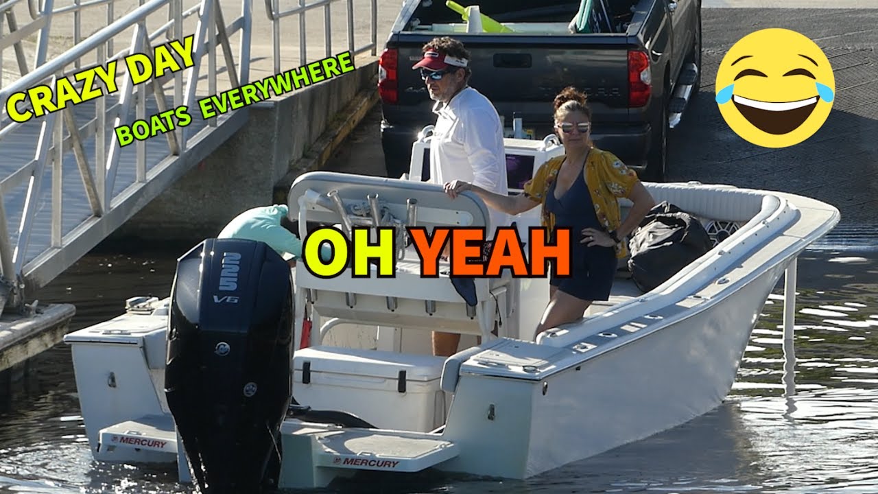 Madness At The Boat Ramp Set Back And Hold On Yeah - YouTube