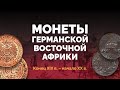 Монеты Германской Восточной Африки – 1 пеза 1890 г. и 1 геллер 1907 г.