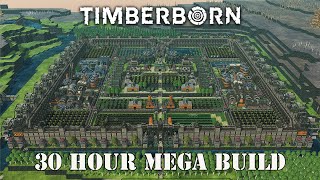 30 Hour MEGA Build: A Timberborn Timelapse