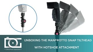 REVIEW | Mount a Speedlite Flash to a Stand w/ MANFROTTO (MLH1HS) Snap Tilthead | Video