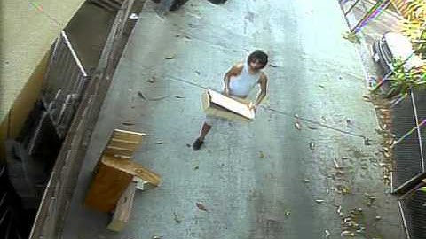 Dumping Trash in Alley Caught on Surveillance Cameras 3