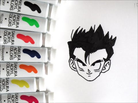 ドラゴンボール超 孫悟飯の描き方 How To Draw Dragon Ball 그림 Youtube