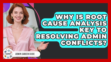 Why Is Root Cause Analysis Key To Resolving Admin Conflicts? - Admin Career Guide