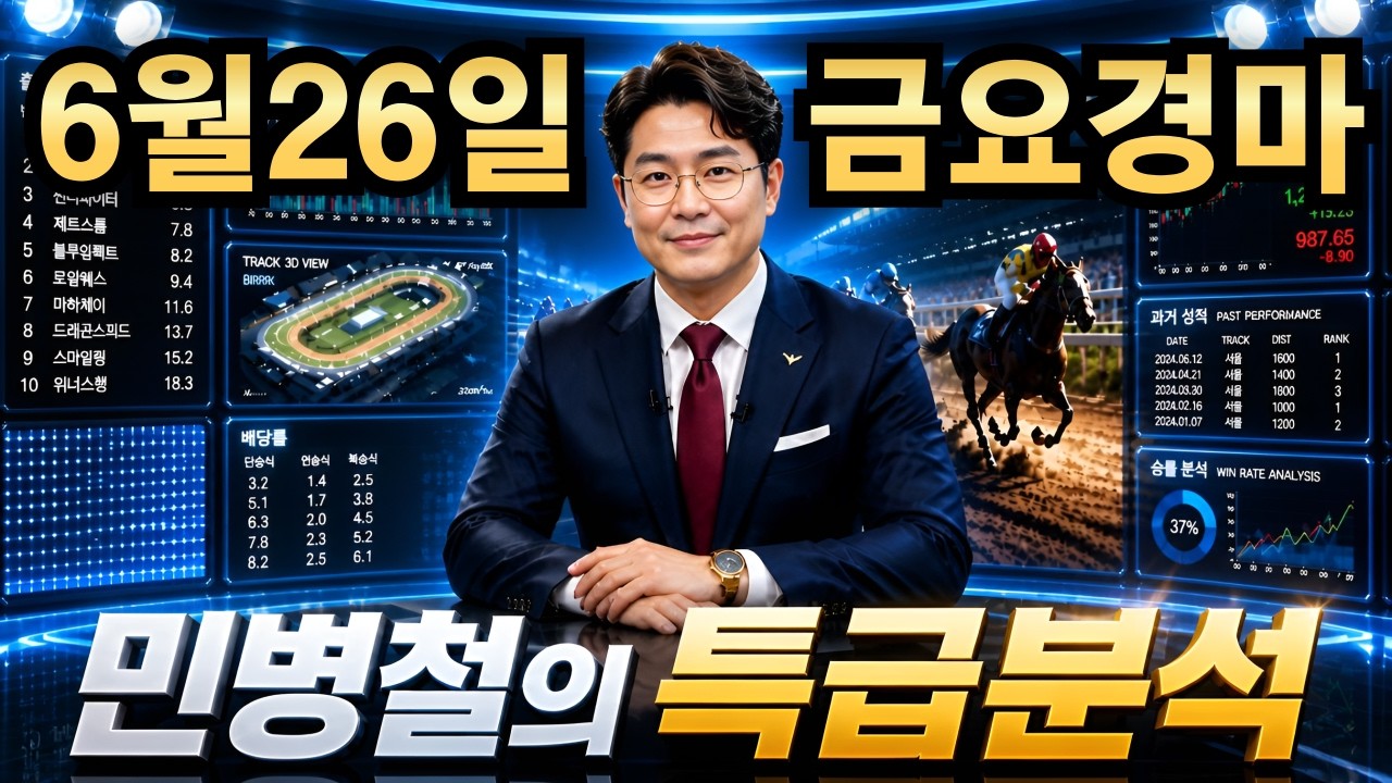 #6월26일 금요경마! 고배당 특급 분석!