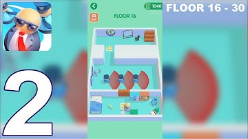 Wobble Man - Gameplay Walkthrough Part 2 - Floor 16-30 Completed New Skin (iOS, Android)