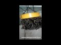 Steel scrap lifting round magnet
