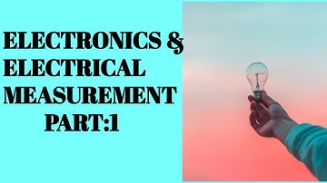 #Electronics#Electrical Measurement MCQ Series Part:1