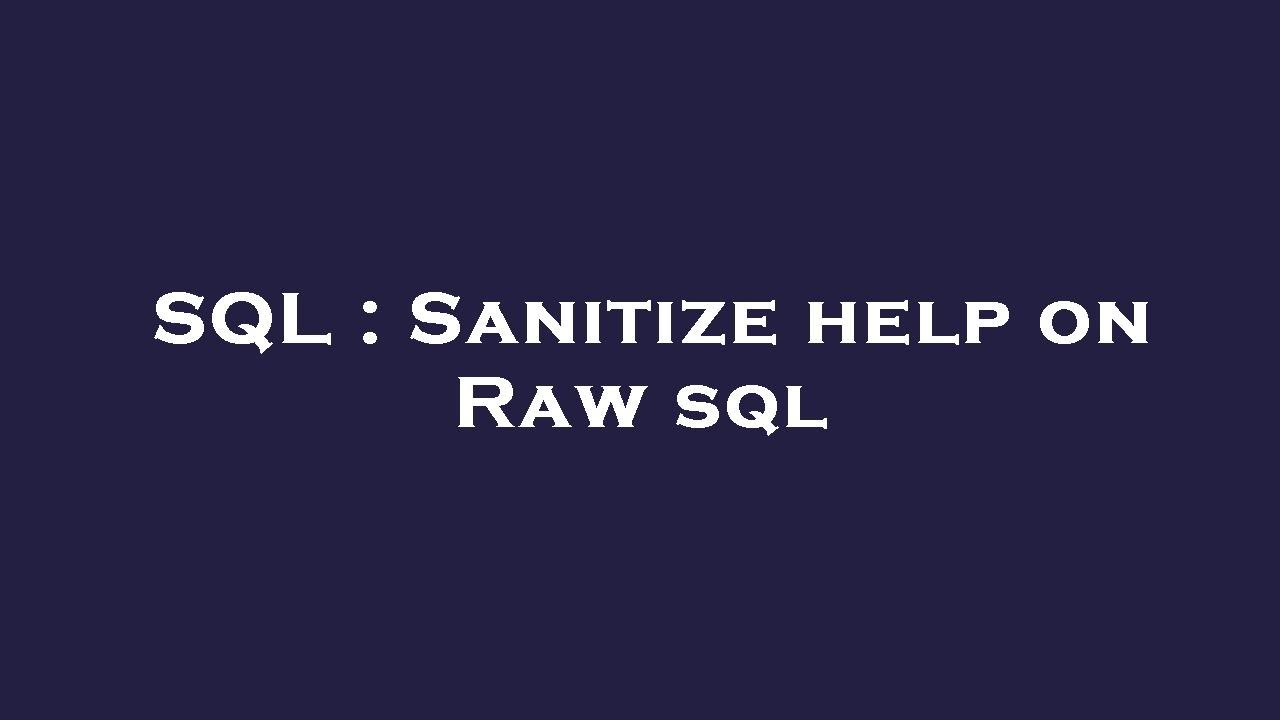 sanitize_sql_for_assignment rails 5