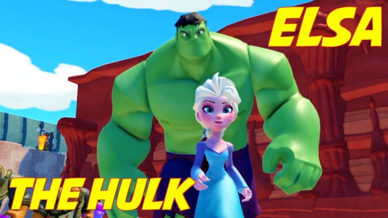 elsa and hulk smash, Big Hulk, mickey mouse shorts, frozen elsa hulk, mic.....