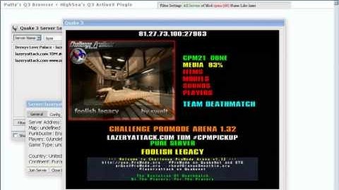 Quake 3 in your browser 2005 style.