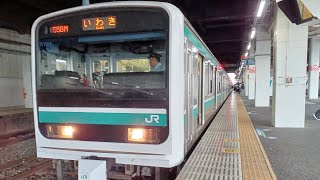 【前面展望】JR常磐線（いわき～水戸）E501系