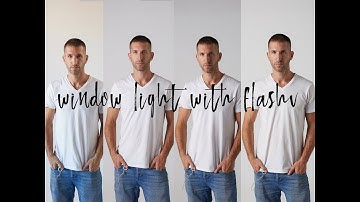 Making flash look like natural window light