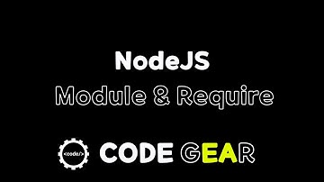 NodeJS 기초 - 04.Module과 require 사용법(중요)
