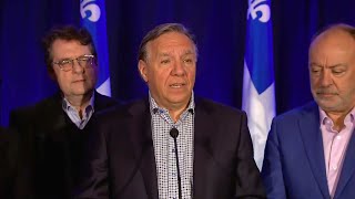 Le PM du QC François Legault conclu le caucus présessionnel de la CAQ – 25 janvier 2024