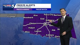 TIMELINE: Frigid temperatures expected overnight across Oklahoma