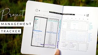 BULLET JOURNAL PROJECT MANAGEMENT AND TRACKER |   Free High Resolution Image