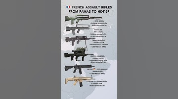 French Assault Rifles: From FAMAS to HK416