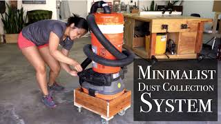 Compact &amp; Simple Shop Vac Dust Collection System