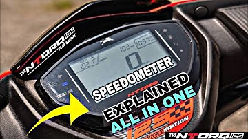 TVS NTORQ 125 RACE EDITION Speedometer full detail explained | All in One In Hindi | Kd edition |
