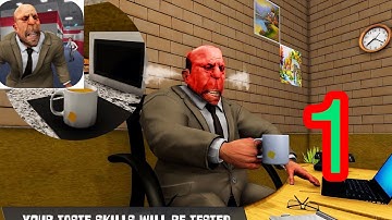 Scary Office Boss 3D gameplay walkthrough part-1 (iOS, android)