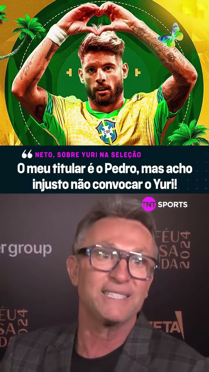 O NETO QUER VER O YURI ALBERTO NA SELEÇÃO! ??? Concorda com o craque? #shorts