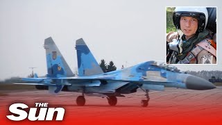 Ukrainian pilots train to adapt to the new F-16s