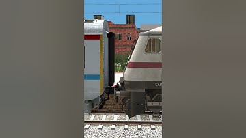 Wap7 Coupling with LHB COACHES||BUMPY RAILROAD||TRAIN SIMULATOR||RAILWORKS
