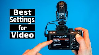 ضبط إعدادات الكاميرا كانون Canon لتصوير الفيديو  || Best DSLR Settings for Video