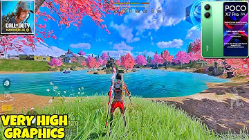 POCO X7 PRO CODM VERY HIGH GRAPHICS GAMEPLAY TEST