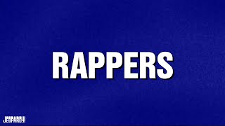 Rappers Category Jeopardy
