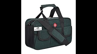 PAHAL Heavy Duty Canvas Tool Bag | Waterproof Tarpaulin Tool Storage Organizer with 16 Pockets | Durable Tool Carry Bag for Electrician, Technician, Plumber & Mechanic video