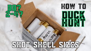 Shot Shell Sizes (For Waterfowl Hunting)