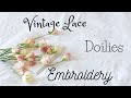 VINTAGE LACE, DOILIES AND EMBROIDERY FOR JOURNALS