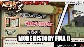 MAEN NARUTO ULTIMATE NINJA 3 PS 2 FULL TAMAT  MODE HISTORY !! screenshot 4