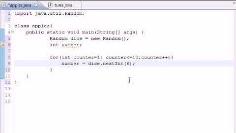 Video tutorial by Thenewboston 26: Random Number Generator