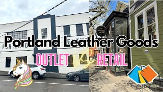 Portland Leather Goods Outlet vs Retail Store - Pricing, differences, etc 🛍  Shop with me Part 3/3