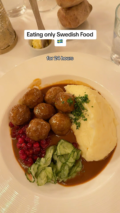 Eating Swedish food for 24 hours 🇸🇪