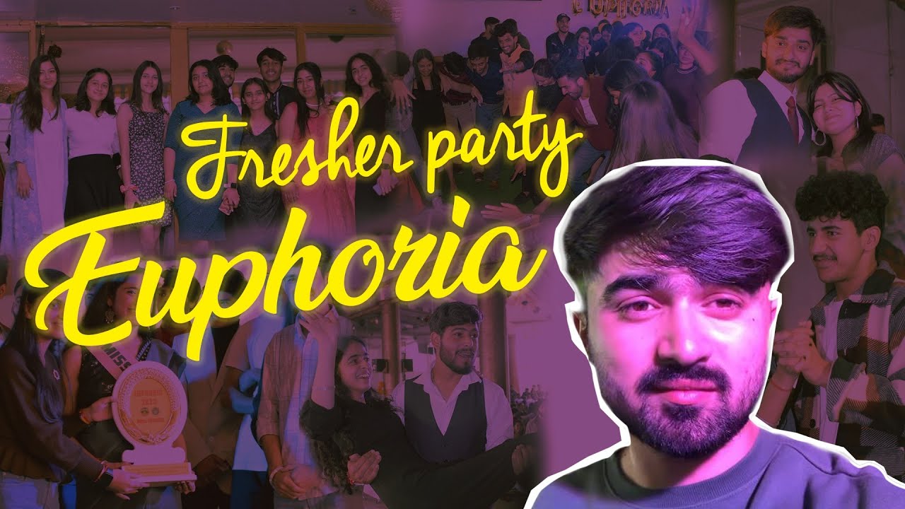 Ultimate Freshers Party |  Euphoria 2K23🎉 | Vlog 4 🎥 |