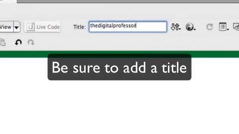 Dreamweaver CS4 Web Page Wrapper