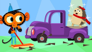 A Truck Gets A New Set Of Wheels At Mr. Monkey