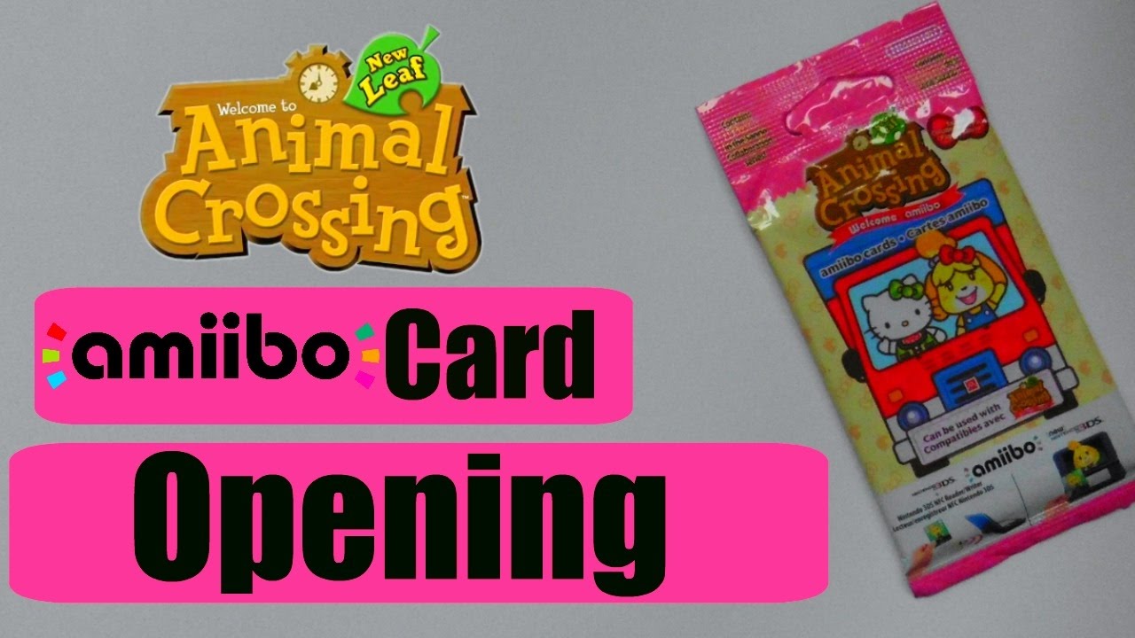 ACNL - Sanrio Amiibo Card Opening - YouTube