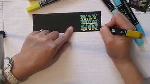 Using Blendabilities to colour your Embossed Images