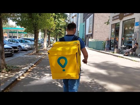 ერთი დღე გლოვოს კურიერად / მიგვაქვს პირველი შეკვეთა