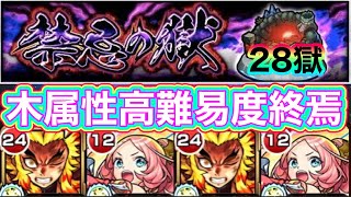 【禁忌28】やっぱり友情ぶっ壊れ！高難易度崩壊しすぎ！【モンスト】