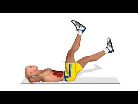 Best lower ab exercises: Legs elevation in 4 strokes