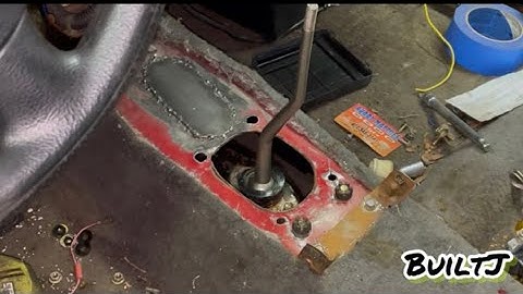 Shift linkage and shifter install (Auto to 5spd)