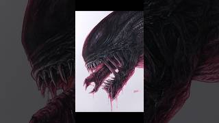 Draw Xenomorph Alien Romulus