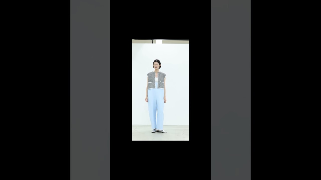ADAWAS(アダワス)｜リネンブレンド メッシュ ベスト/ナチュラル の通販