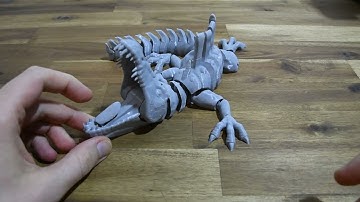 3D Printed Biting Spinosaurus | Timelapse & Test | Sovol SV01 Pro