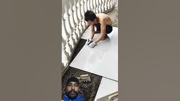 Tips for cutting and tiling tiles with curved lines #shorts